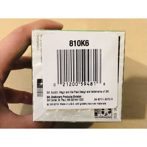 Scotch Magic Tape, 6 Rolls, Numerous Applications, Invisible, Engineered for Rep - Picture 2 of 2